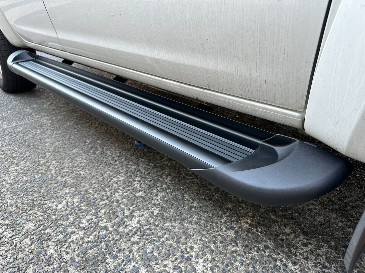 BLACK Side Steps Running Boards Aluminum FOR Volkswagen Amarok 2010- 2022 (CBB)