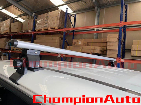 single Roof Rack Aluminum Silver Cross Bars 52'' Mistubishi Triton MQ 2015-2019