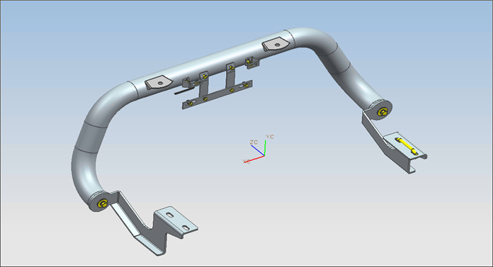 Black Steel Nudge Bar FOR NISSAN NAVARA 2021 -2024 Compatible with Sensors