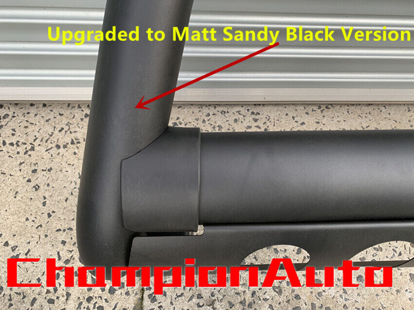 Mazda BT-50 BT50 Nudge Bar 2012-08/ 2020  Matt Sandy Black Powder Coated Steel