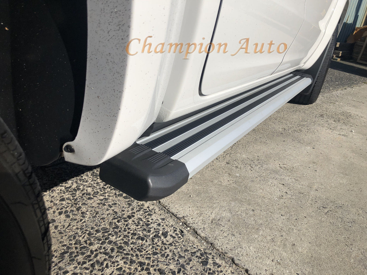 Dual Cab Side Steps Running Boards for Toyota Hilux Workmate 2018-2024 (S6)