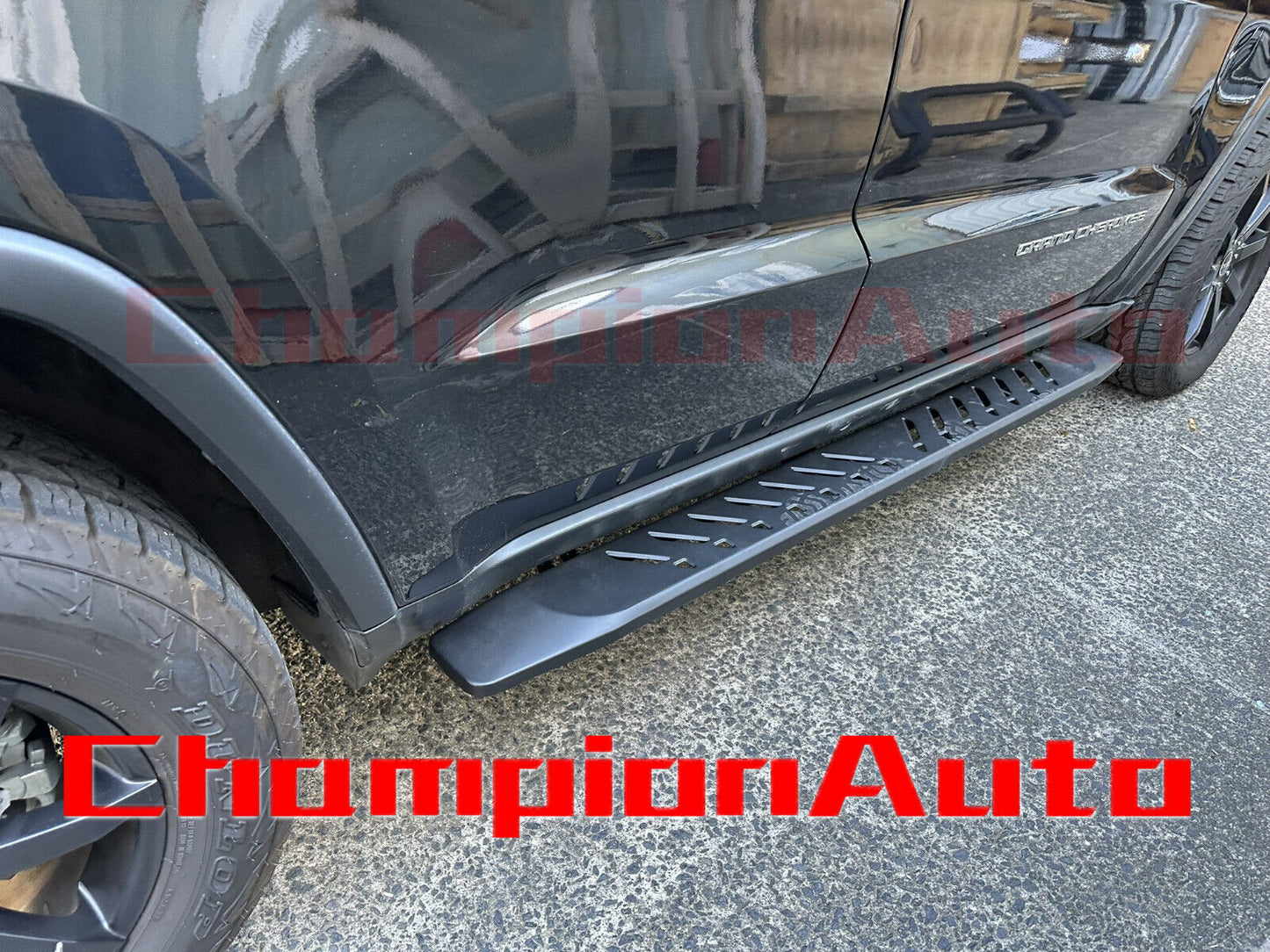 Side Steps For Jeep Grand Cherokee WK 2011-2022 Black Powder Coated Steel(SHARK)