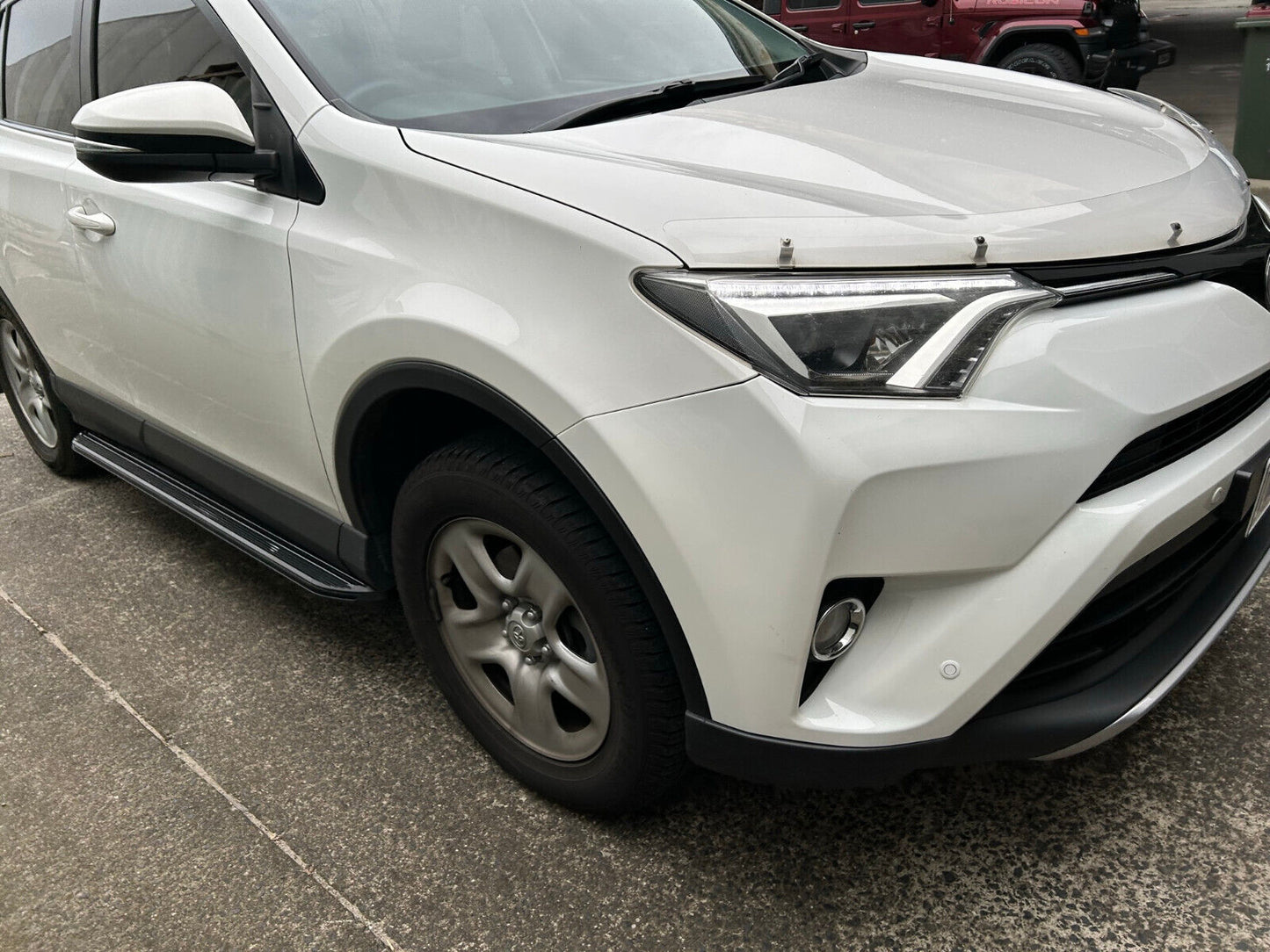 Black Side Steps Running Boards Aluminium for Toyota Rav4 2013 - 2018 (XRB)