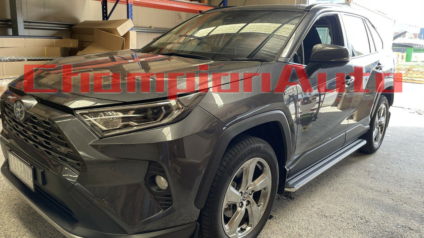 Side Steps Running Boards Aluminium TO FIT the new Toyota RAV4 2019-2023 (S5)