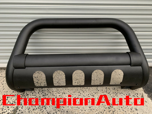 Nudge Bar Matt Sandy Black Powder Coated Steel Nissan Navara NP300 D23 2015-2020