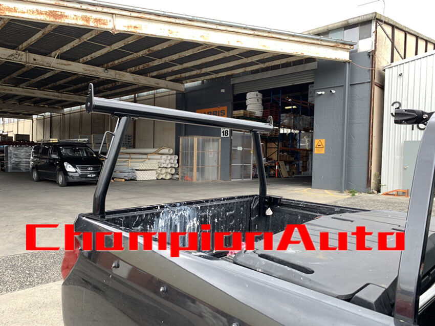 Black Alloy Ladder Rack with extension bar for LDV T60 2017-2021 Tub Ute