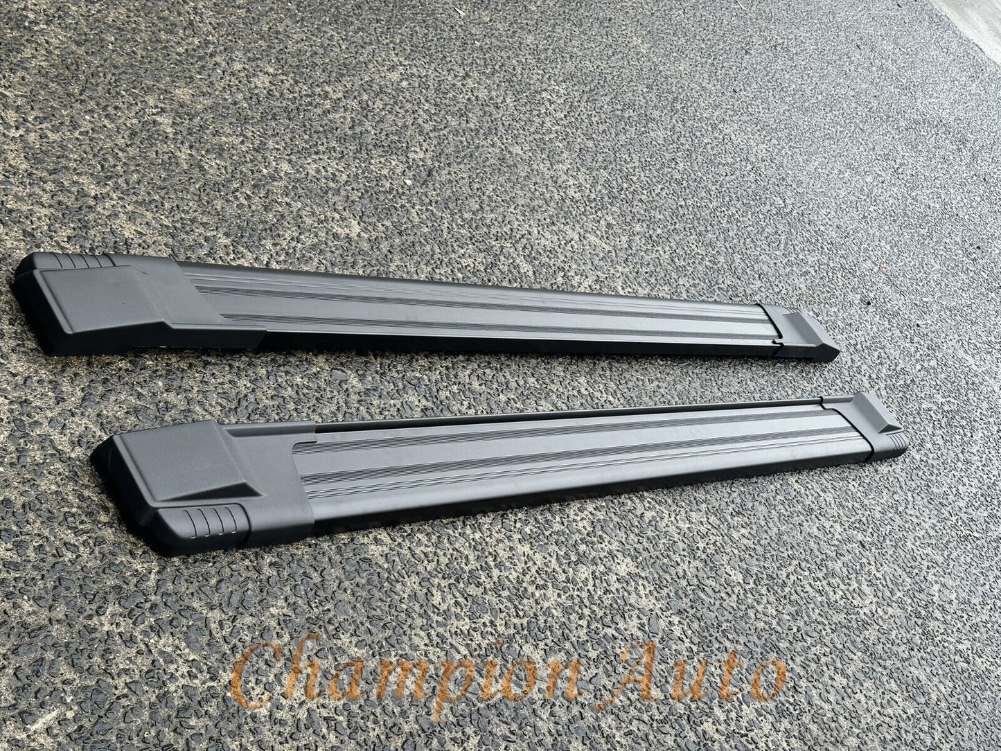 Black Alloy Side Steps For Ford Ranger Double Cab 2012-2021 (HD24)