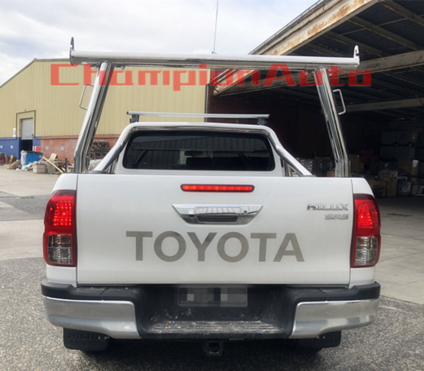 Silver Aluminium Ladder Rack fit Toyota Hilux SR5 2000-2014 TUB