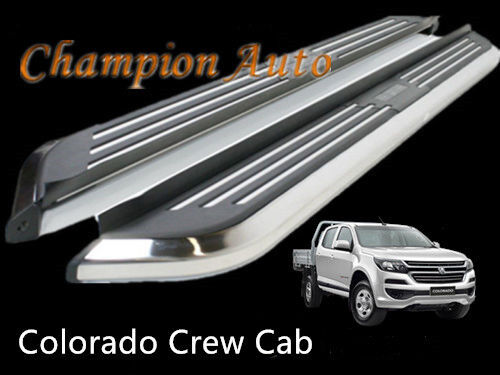 Holden RG Colorado Crew Cab Double Cab Side Steps Running Boards 2012-2020 CMP94