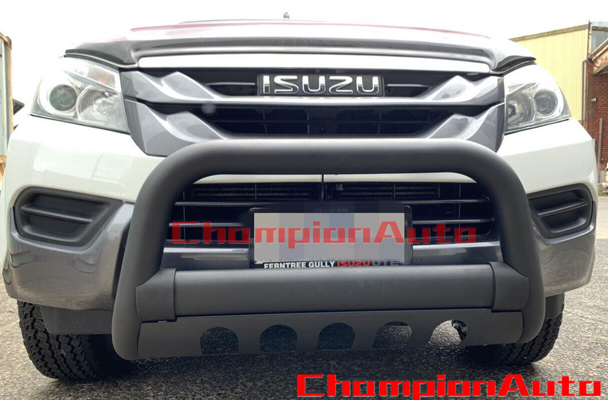 Nudge Bar 3.0'' Matte Black Steel Grille Guard Nudge bar FIT Isuzu MUX 2012-2020