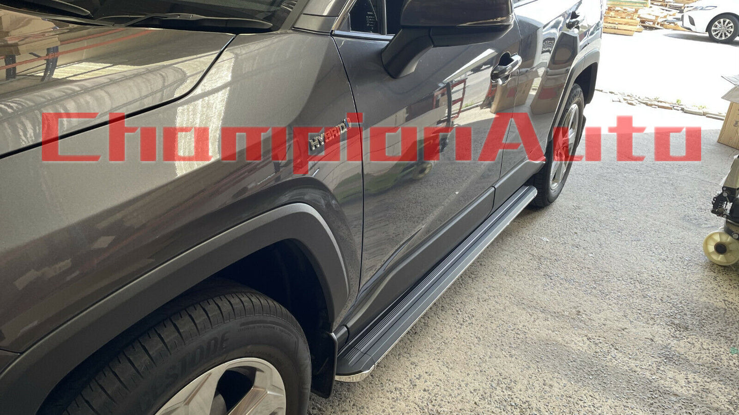 Side Steps Running Boards Aluminium TO FIT the new Toyota RAV4 2019-2023 (S5)