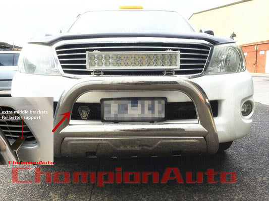 Nudge Bar 3.5''  Stainless Steel Grille Guard FIT Toyota Hilux 2015-2020