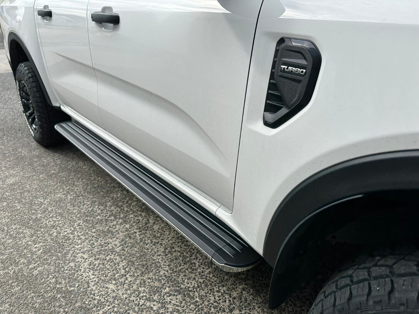 Side Steps Running Boards Aluminium FIT Ford RANGER Dual CAB 2022-2024 (S5)