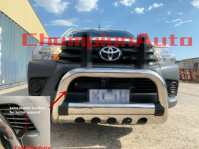 3'' Nudge Bar For Toyota Hilux 2015 -2020 (Not required cutting on grille)