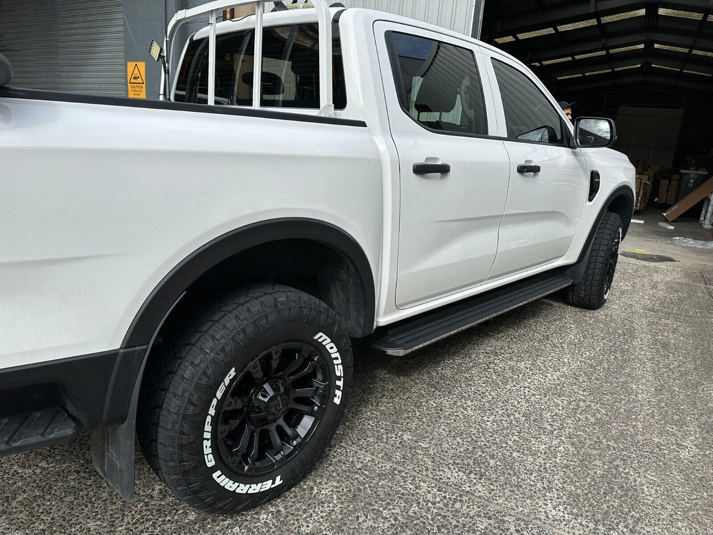 Side Steps Running Boards Aluminium FIT Ford RANGER Dual CAB 2022-2024 (S5)