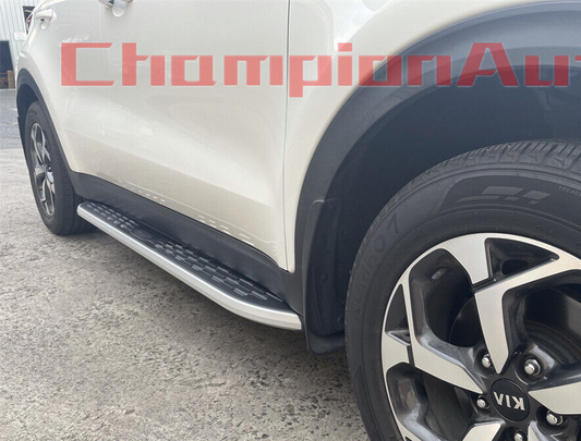 Side Steps Running Boards A PAIR to fit Kia Sportage  2016 -  08/2021 (XK )