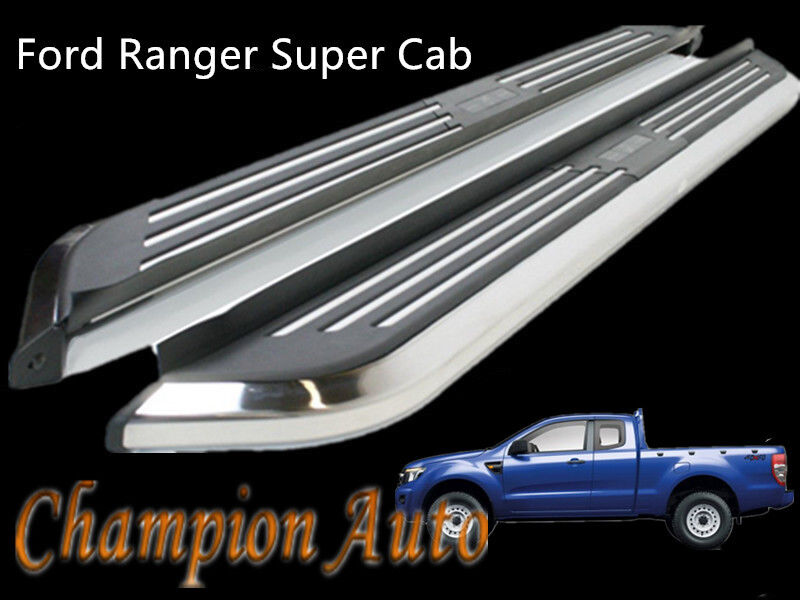 Ford Ranger Super Cab  Side Steps Running Boards Aluminum 2012-2022 CMP94