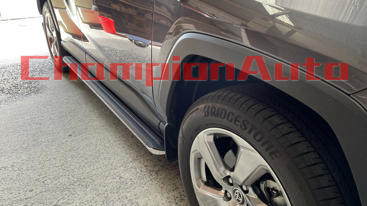 Side Steps Running Boards Aluminium TO FIT the new Toyota RAV4 2019-2023 (S5)