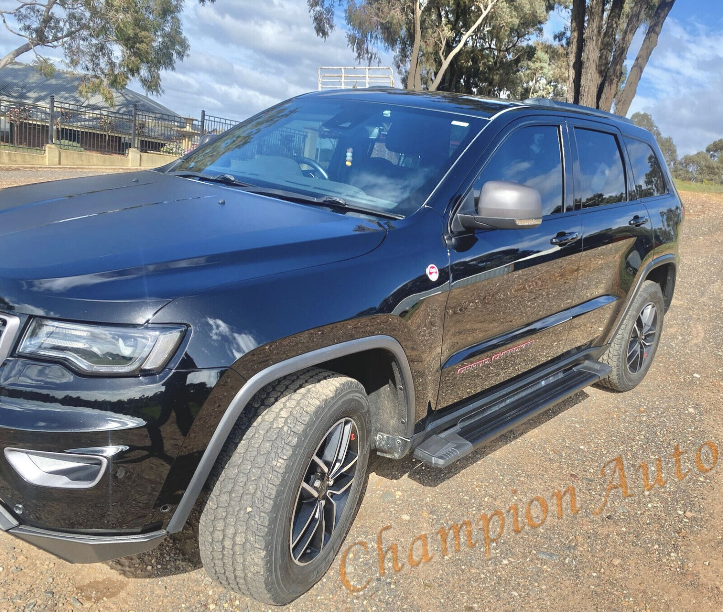 Black Alloy Side Steps Running Boards for Jeep Grand Cherokee WK 2011-2022(HD24)