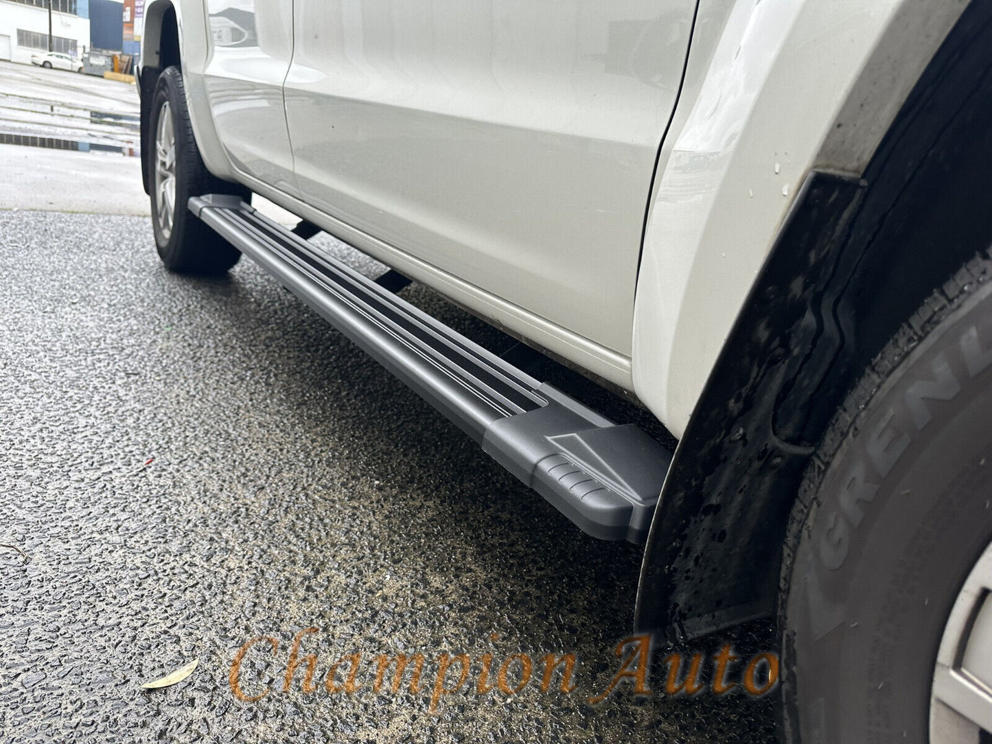 Black Alloy Side Steps For Ford Ranger Double Cab 2012-2021 (HD24)