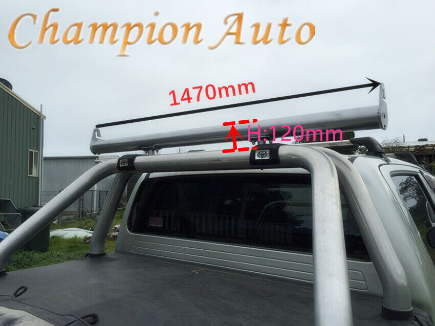 Polished Alloy Ladder Rack with extension bar for LDV T60 2017-2021 Tub Ute