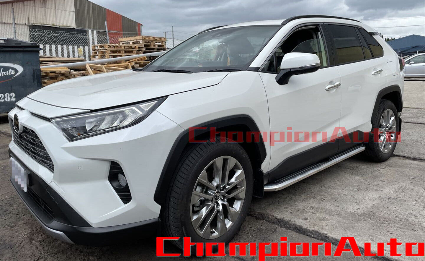 Side Steps Running Boards Aluminium To Fit Toyota Rav4 2019 - 2023 (CMP94)