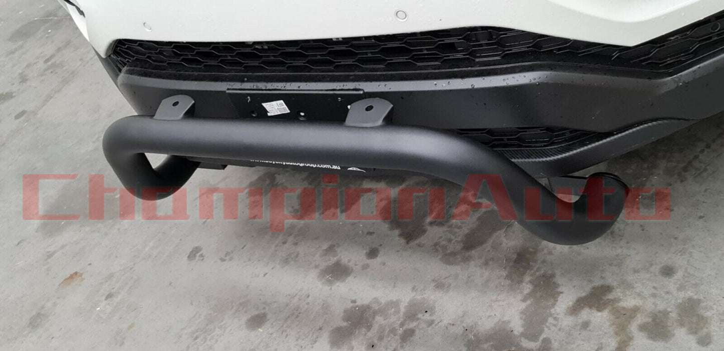 3'' Black Steel Nudge Bar for SSANGYONG MUSSO (front sensor compatible)2018-2020