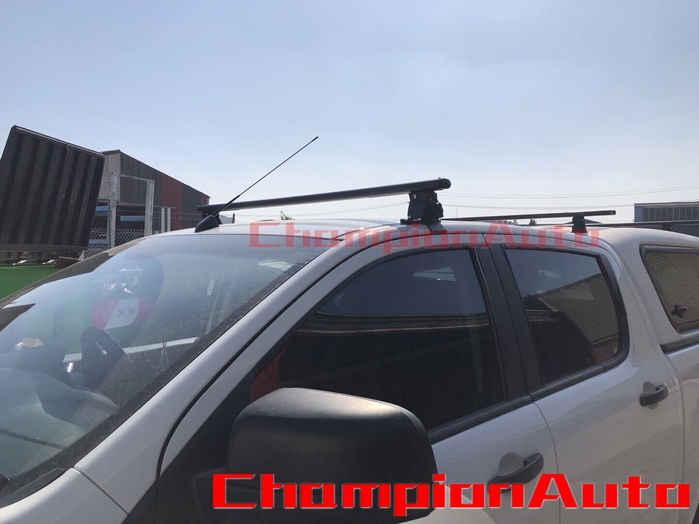 One Cross Bar Ute Roof Rack Aluminum Black 52'' fit Ute Navara D23 NP300 2015+