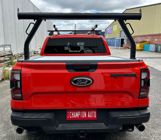 Ladder Rack FOR the Next Gen Ford Ranger Raptor Roller Cover Tracks 2022 -2024