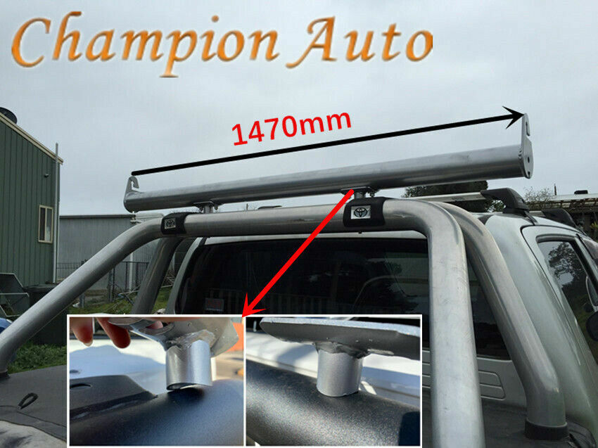 Polished Alloy Ladder Rack with extension bar for LDV T60 2017-2021 Tub Ute