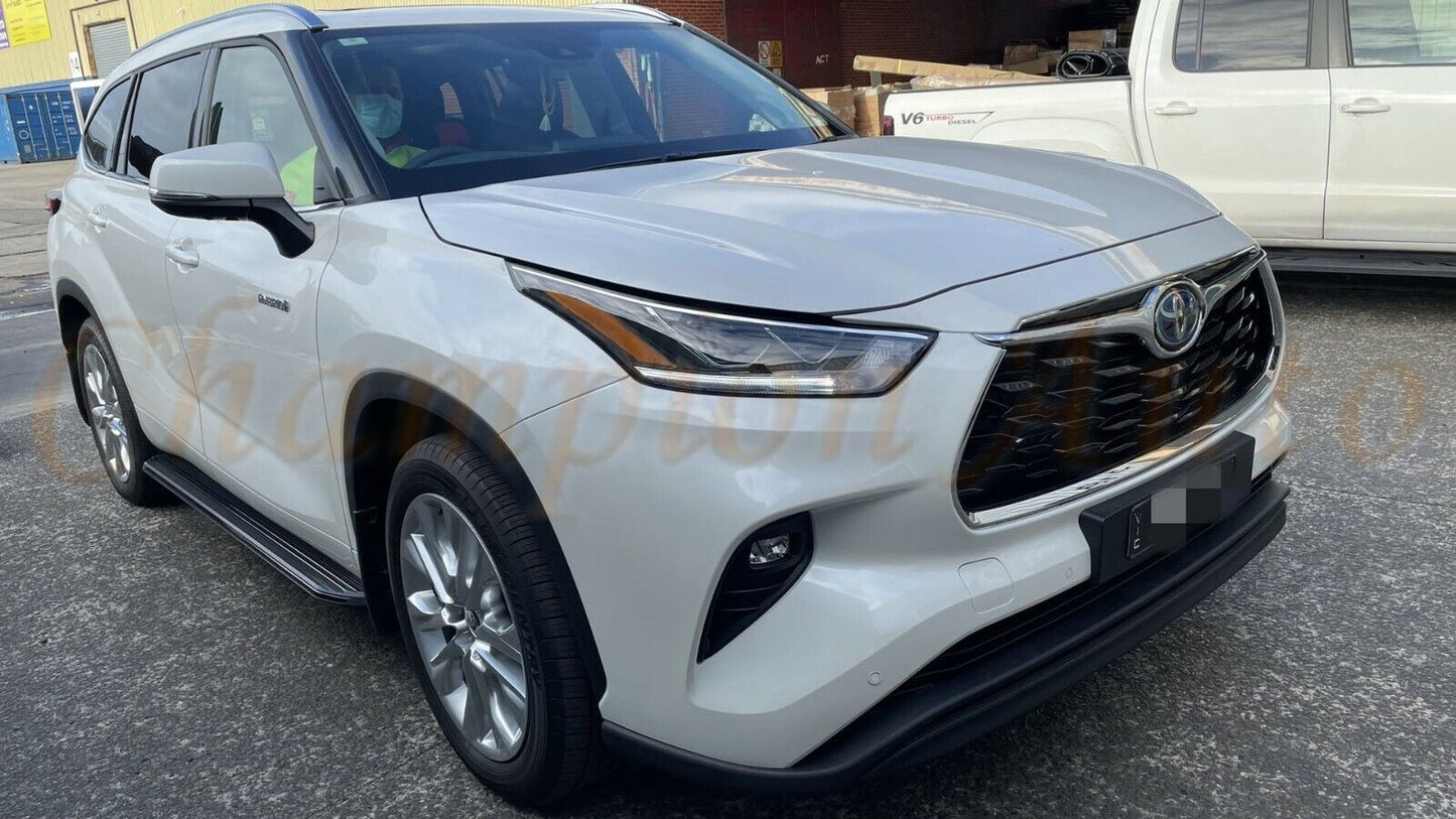 Side Steps Running Boards Aluminium for The New Toyota Kluger 2021- 2024 (XRB)