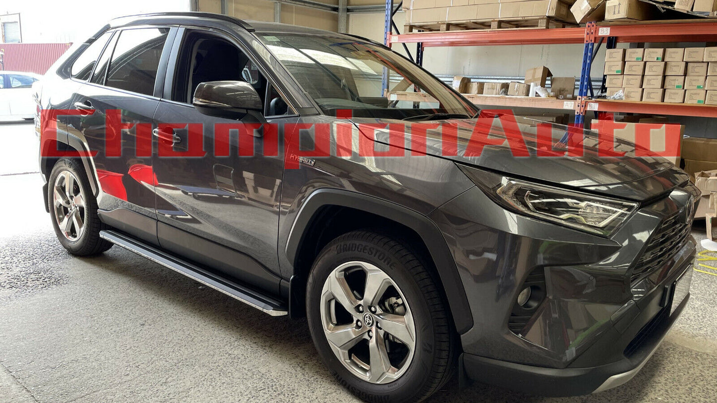 Side Steps Running Boards Aluminium TO FIT the new Toyota RAV4 2019-2023 (S5)