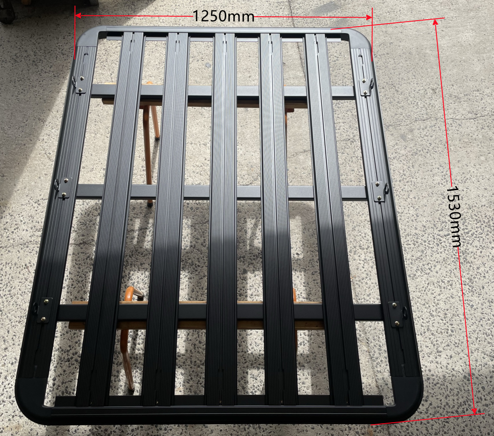 1530x1250mm Alloy Platform Roof Rack for Ford Ranger PX PX2 2012-2021 DUAL CAB