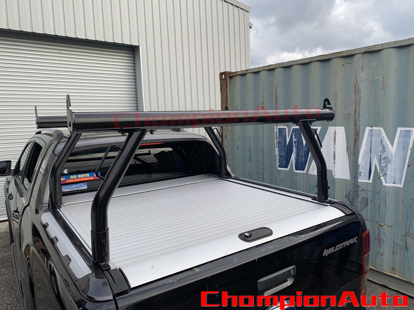 A pair of Ladder Racks to fit Ford Ranger Wildtrak Roller Cover Tracks