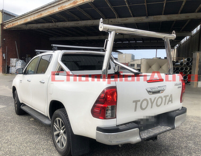 Silver Aluminium Ladder Rack fit Toyota Hilux SR5 2000-2014 TUB