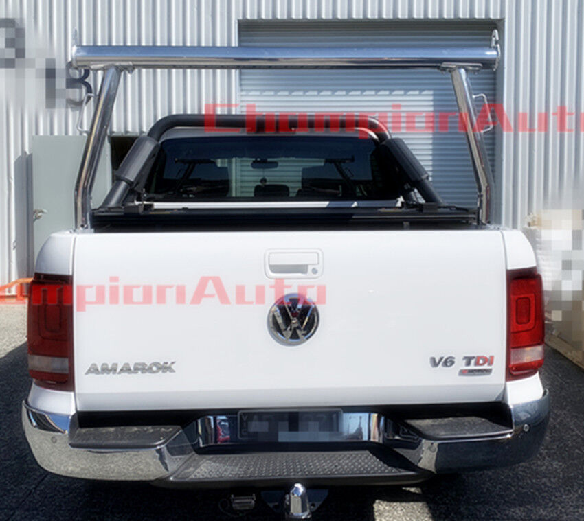 Polished Alloy Ladder Rack with extension bar for LDV T60 2017-2021 Tub Ute