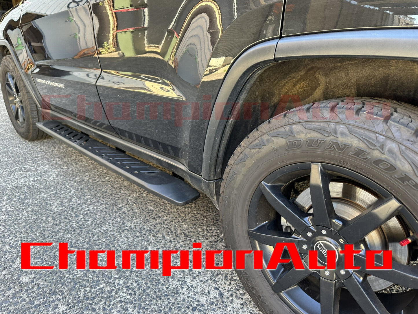 Side Steps For Jeep Grand Cherokee WK 2011-2022 Black Powder Coated Steel(SHARK)