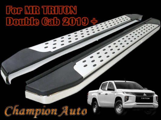 Side Steps Running Boards FOR Mitsubishi Triton MR Double Cab 2019 2020+ (CMP16)