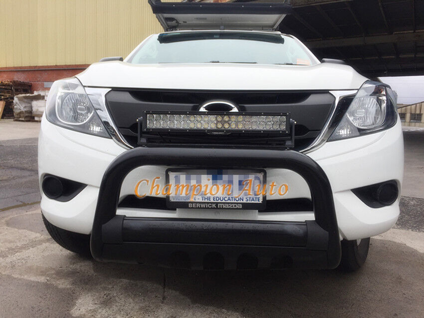 Mazda BT-50 BT50 Nudge Bar 2012-08/ 2020  Matt Sandy Black Powder Coated Steel