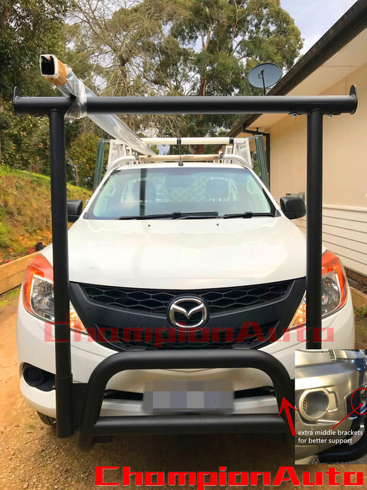 Nudge Bar For Mazda BT50  2012-08/2020 with Front Ladder Rack H Rack H-Frame