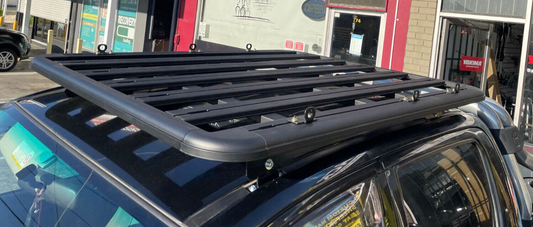 Alloy Tradesman FLAT Roof Rack For Toyota Hilux 1997-2015 Dual Cab 1530x1250mm