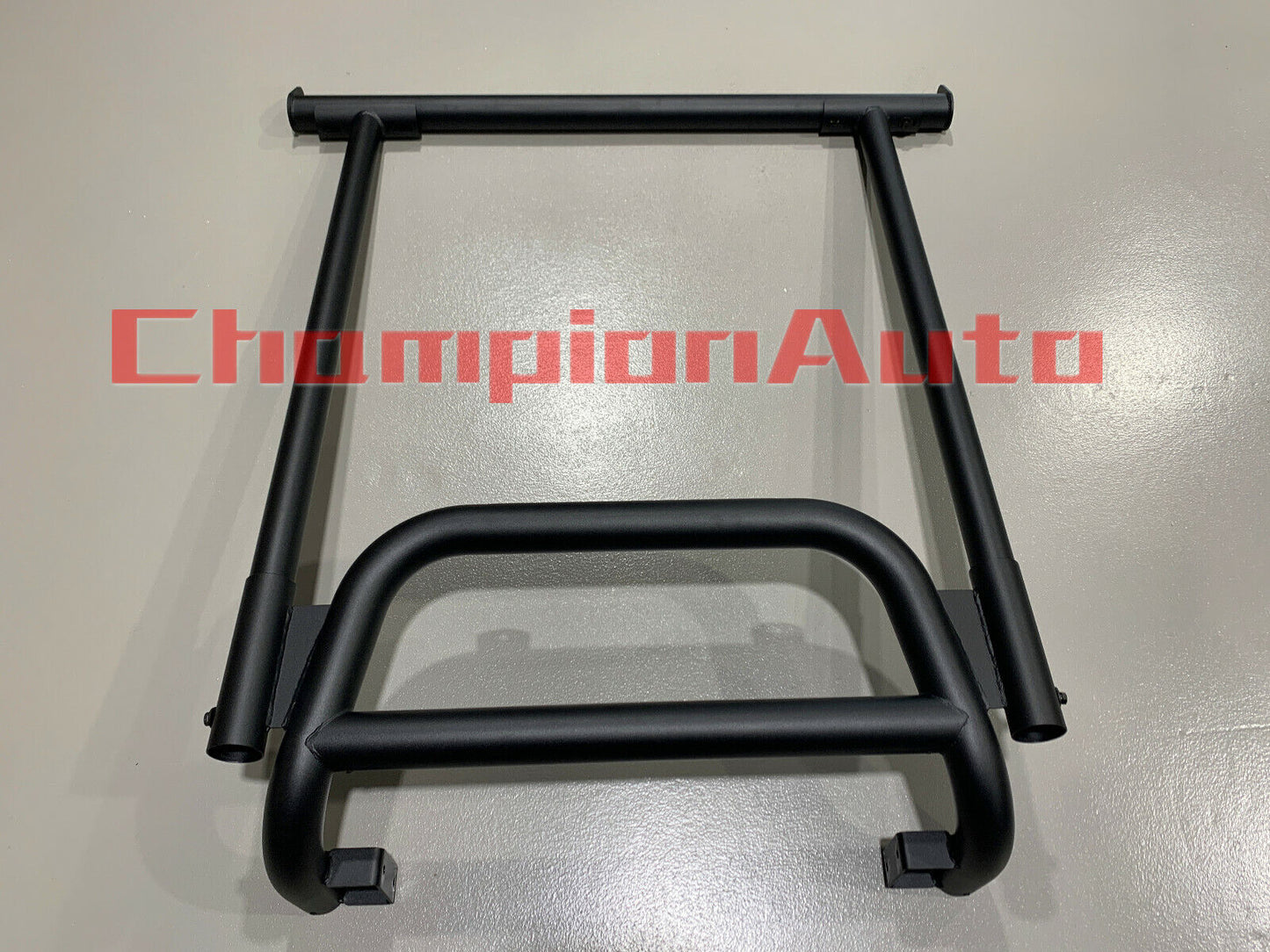 BLACK Nudge Bar + Front Ladder Rack H Rack H-Frame for Toyota Hilux 2004-2015