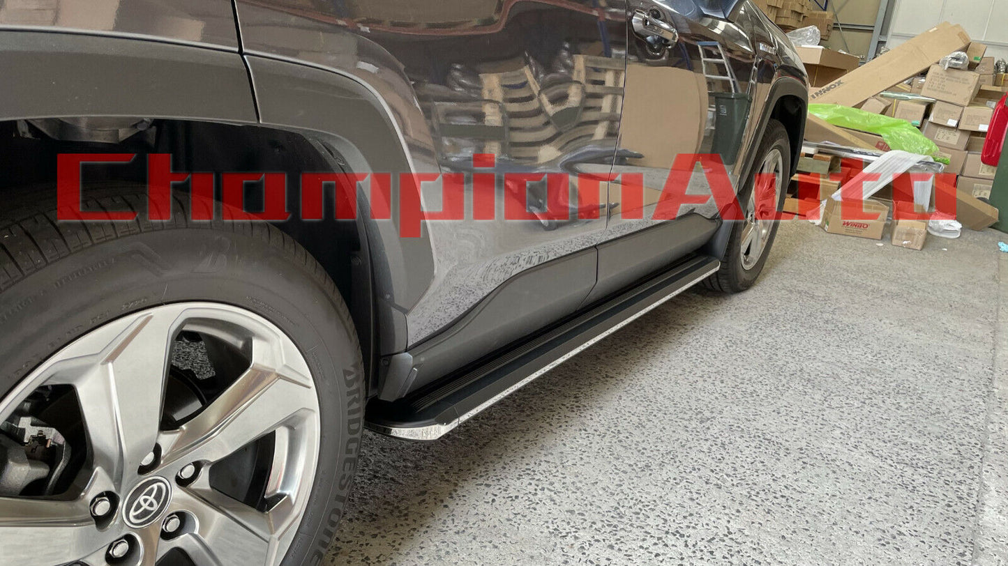 Side Steps Running Boards Aluminium TO FIT the new Toyota RAV4 2019-2023 (S5)