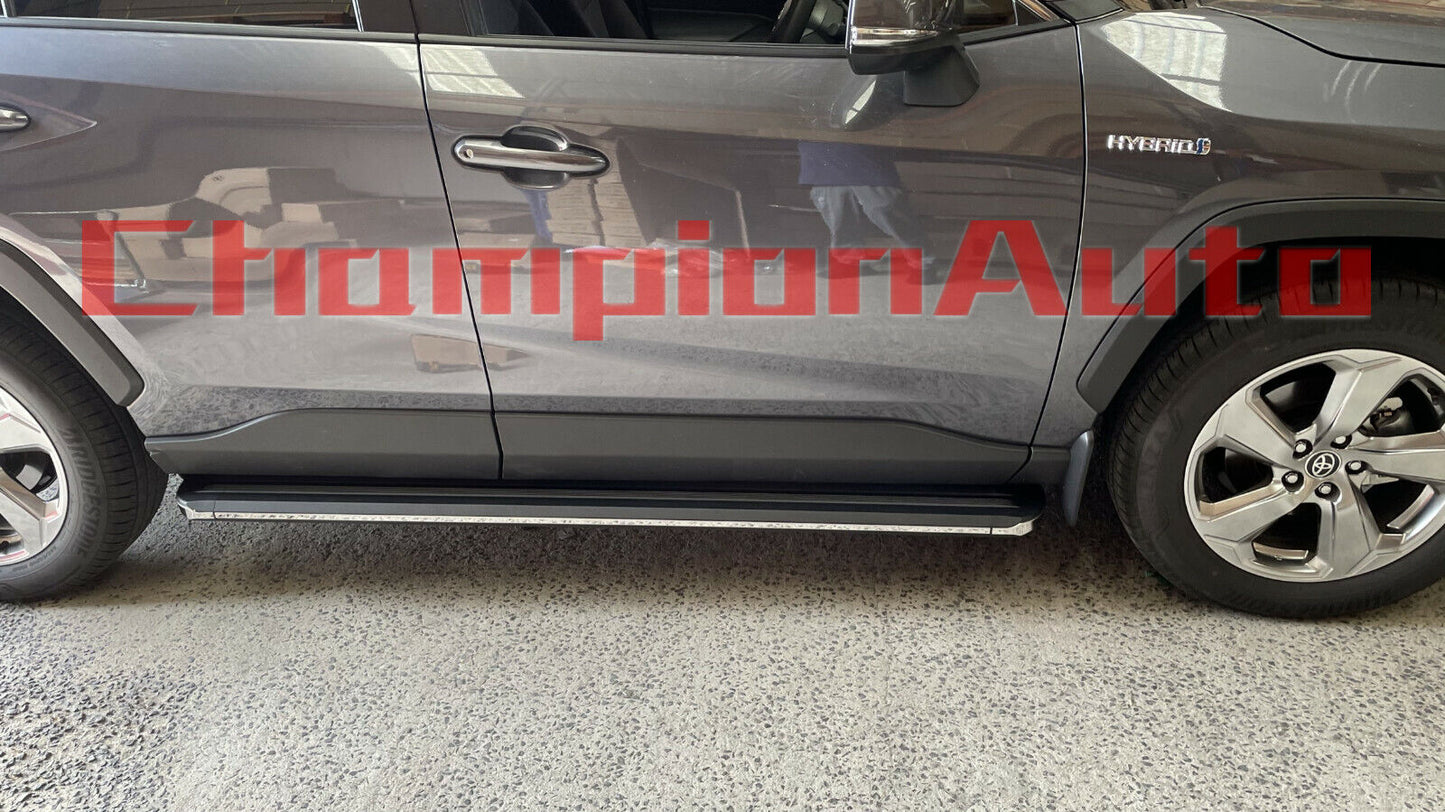 Side Steps Running Boards Aluminium TO FIT the new Toyota RAV4 2019-2023 (S5)