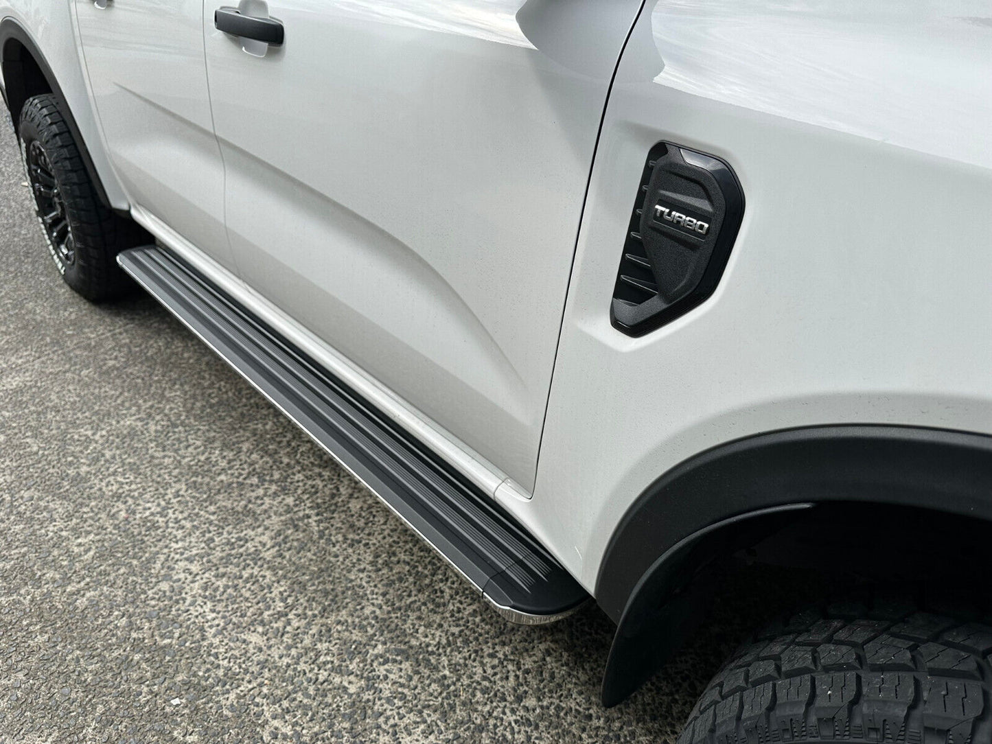 Side Steps Running Boards Aluminium FIT Ford RANGER Dual CAB 2022-2024 (S5)